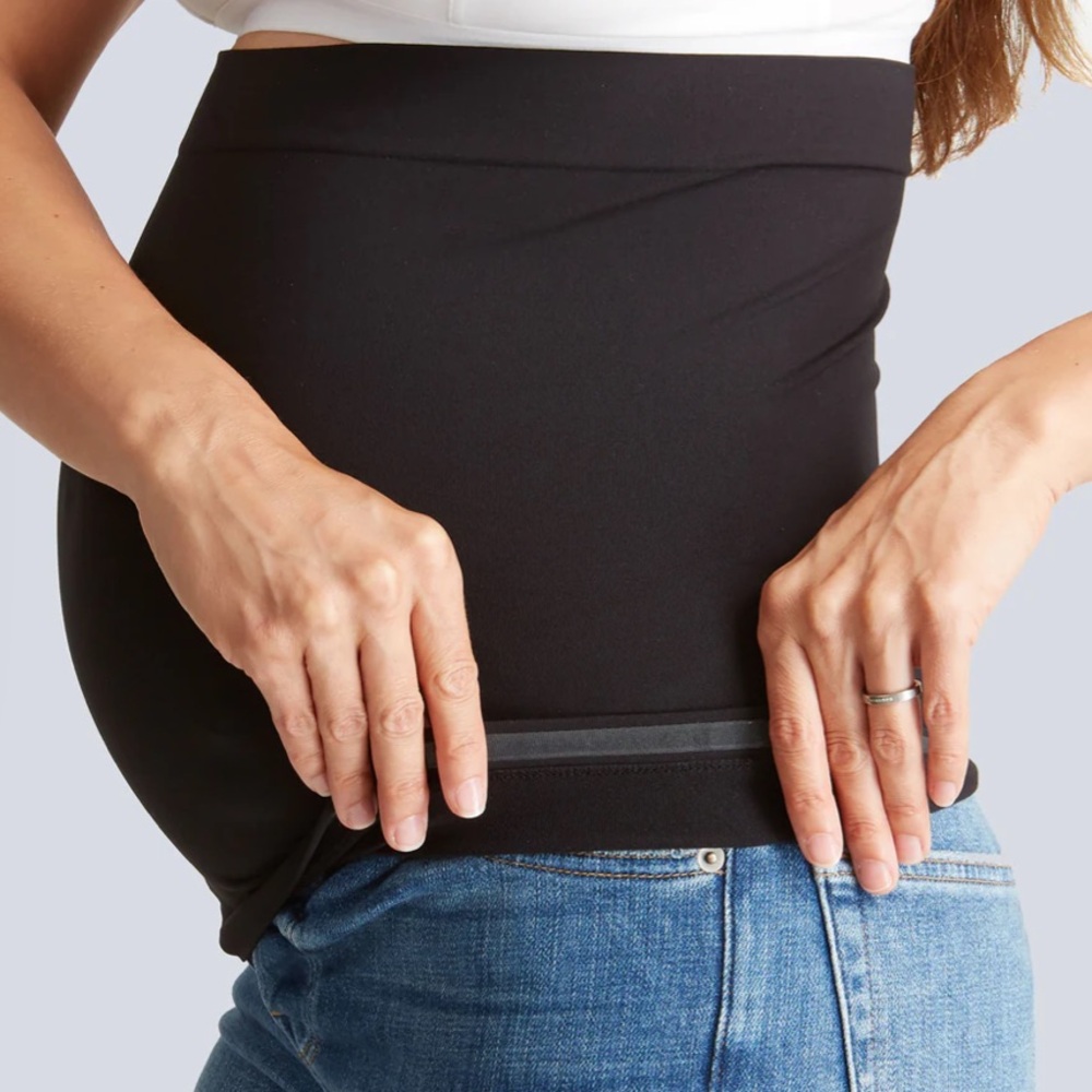 BEBAND Ingrid & Isabel Maternity Black Seamless Grip Belly Band Size S/M